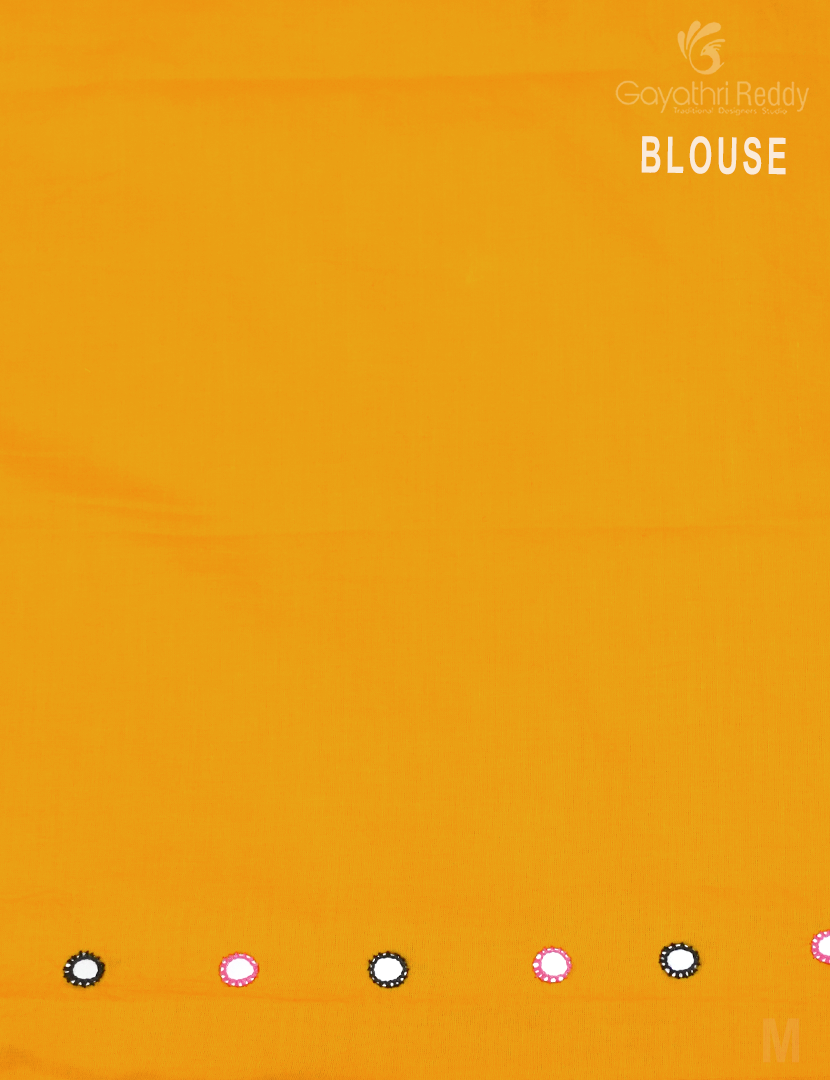 PURE MULMUL COTTON MIRROR WORK-MC1771