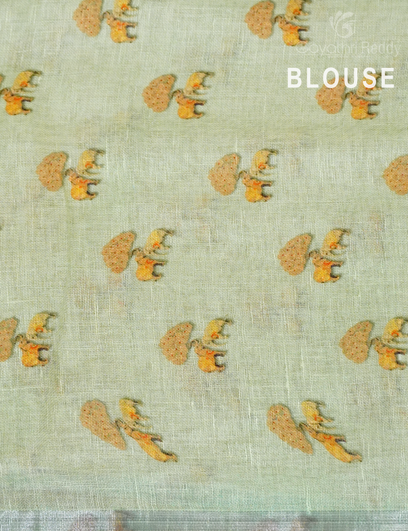 PURE LINEN SAREE-L1318