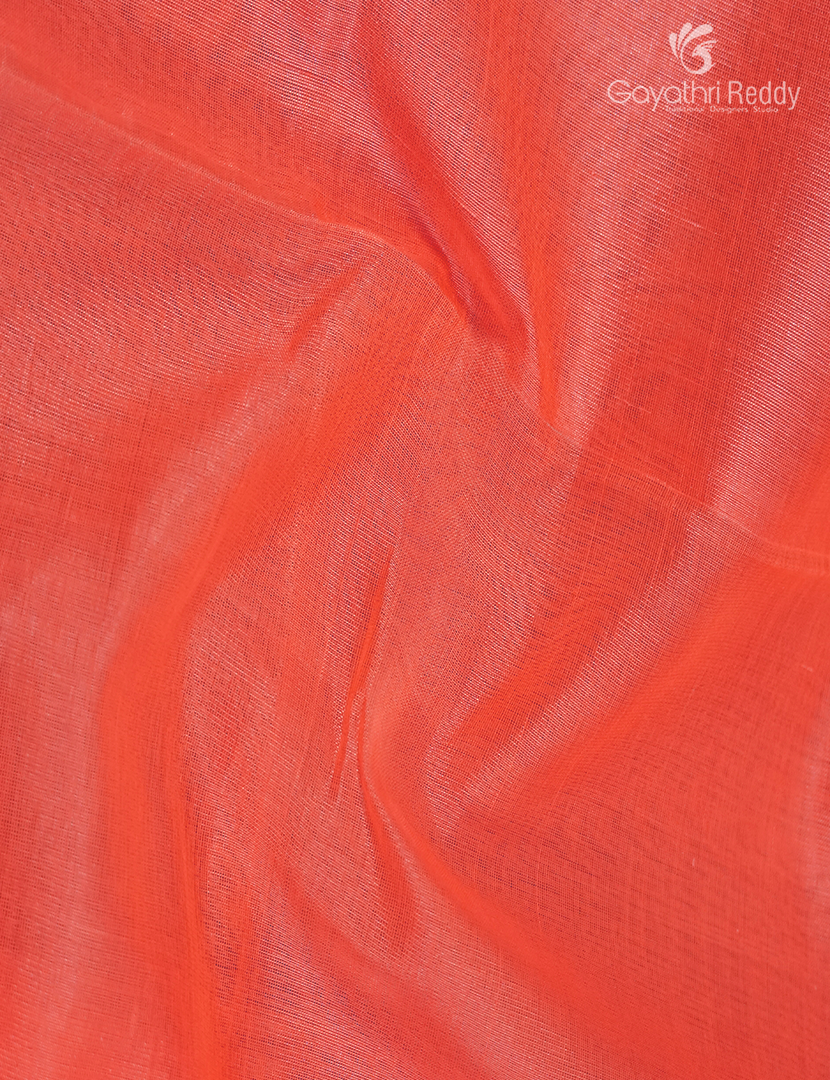 Pure Arani Sico Saree in Peach and Mango Green