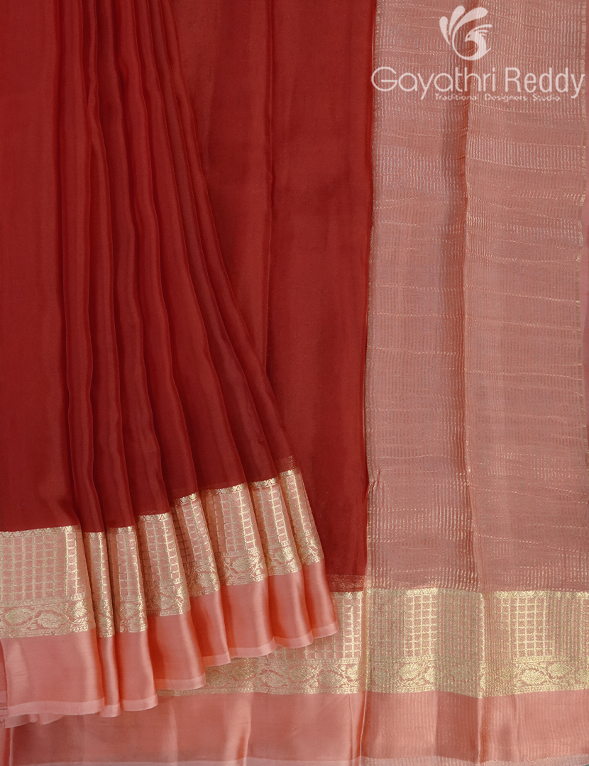 CRAPE SILK SAREE-PSC76