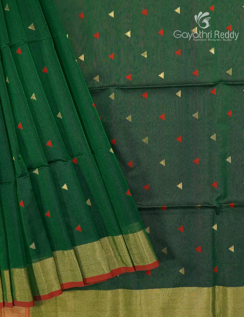 PURE CHANDERI SICO SAREES -CPS1261