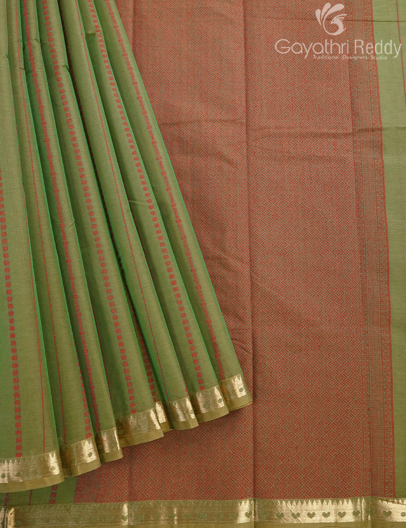 PURE KANCHI COTTON RICH PALLU-KC3084