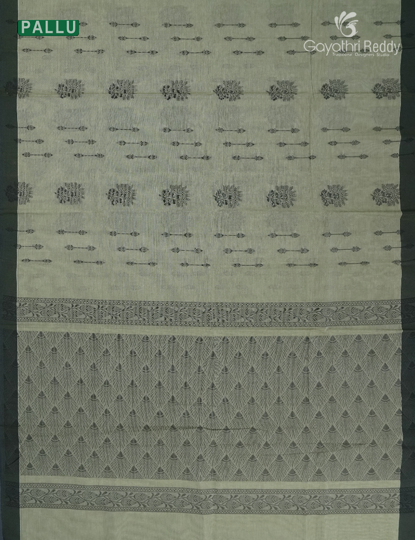 Pure Kanchi Coton Saree in Grey