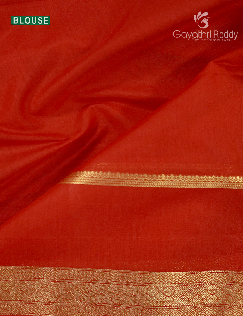 Kanchipuram Sico Saree Mint Green and Red