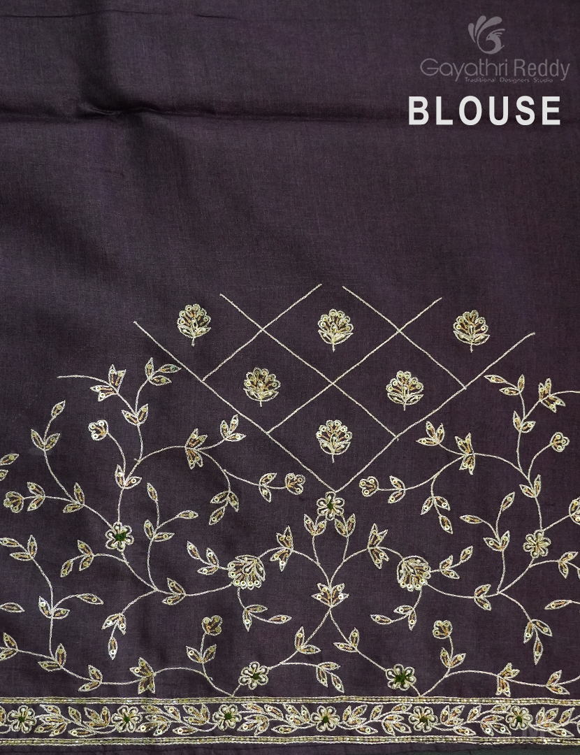 PURE TUSSAR AARI WORK-TS1348