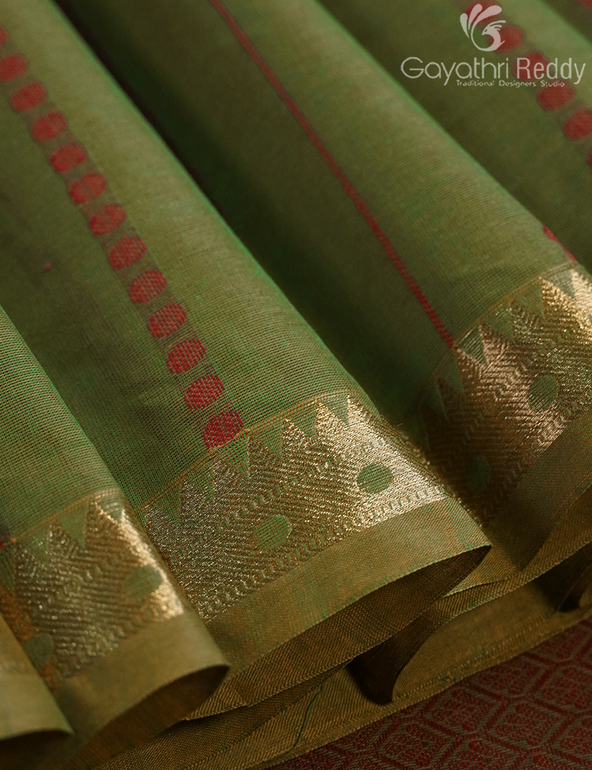 PURE KANCHI COTTON RICH PALLU-KC3084