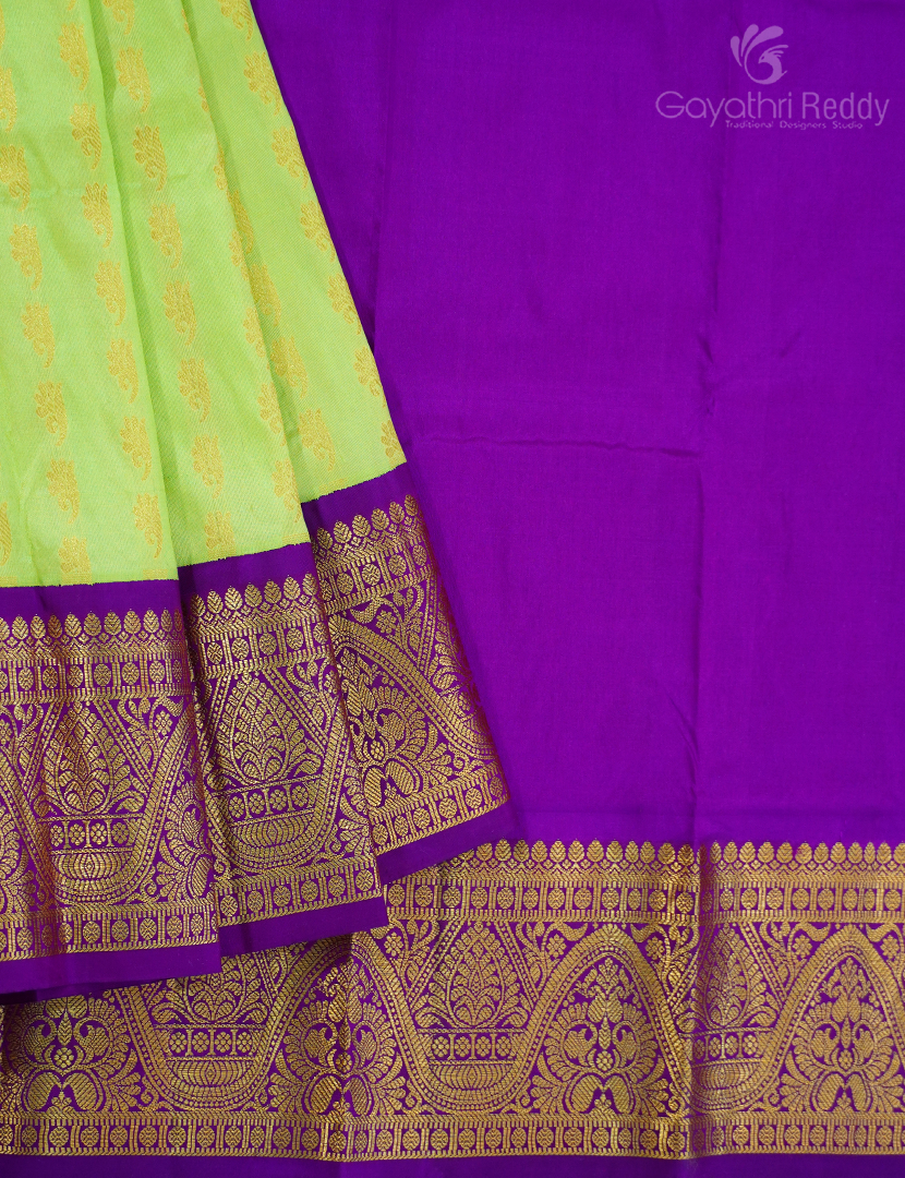 PURE KANCHI PATTU PAVADA(ZERO SIZE)-KPL762