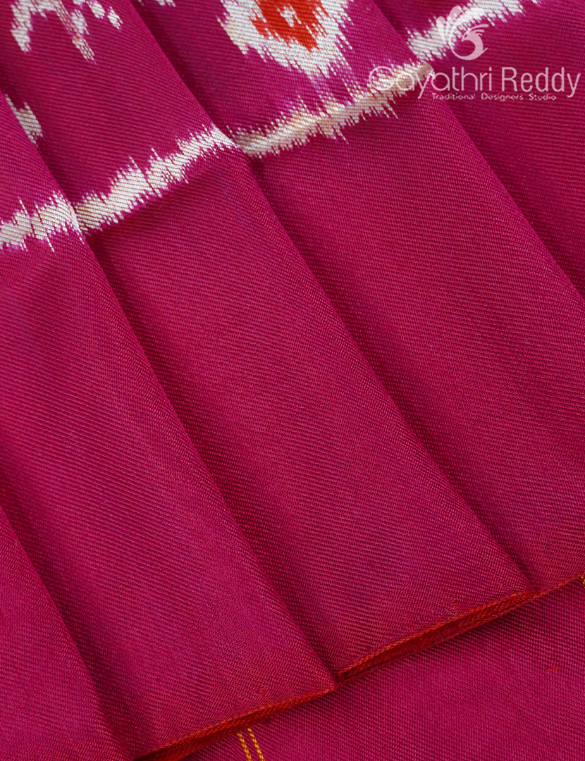 PURE TWILL IKKAT PATTU-IP780