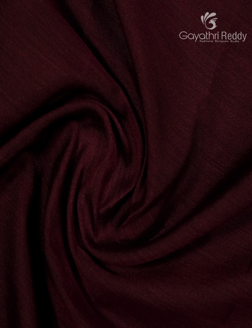 Pure Narayanpet Cotton Saree in Deep Maroon