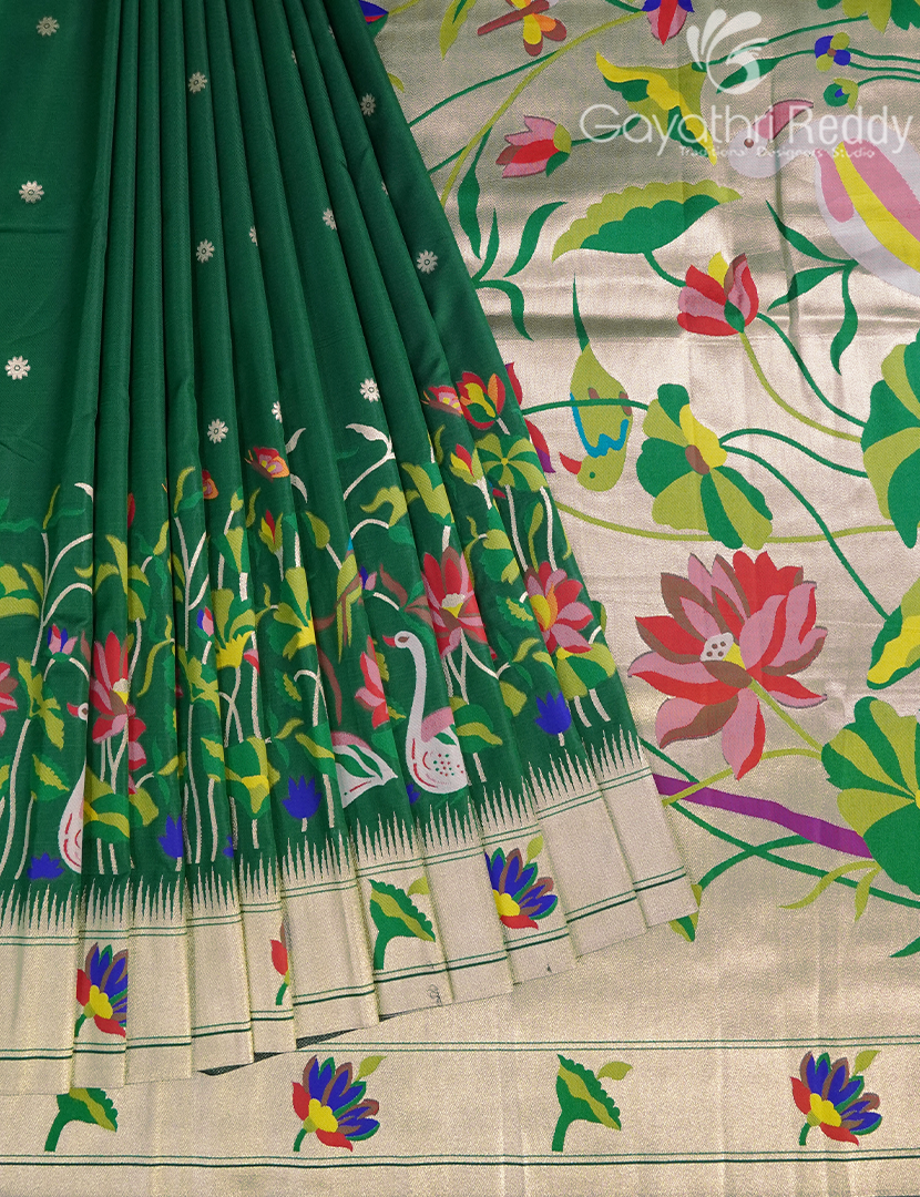 SEMI PAITHANI SAREE-SPS40