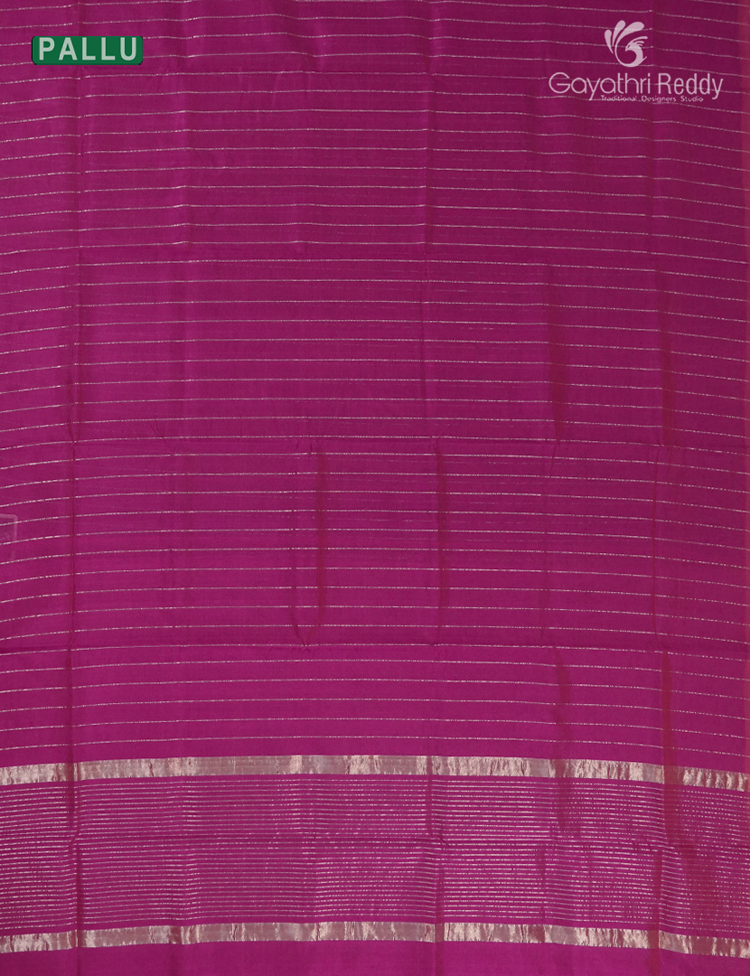 Pure Arani Sico Saree in Rani Pink