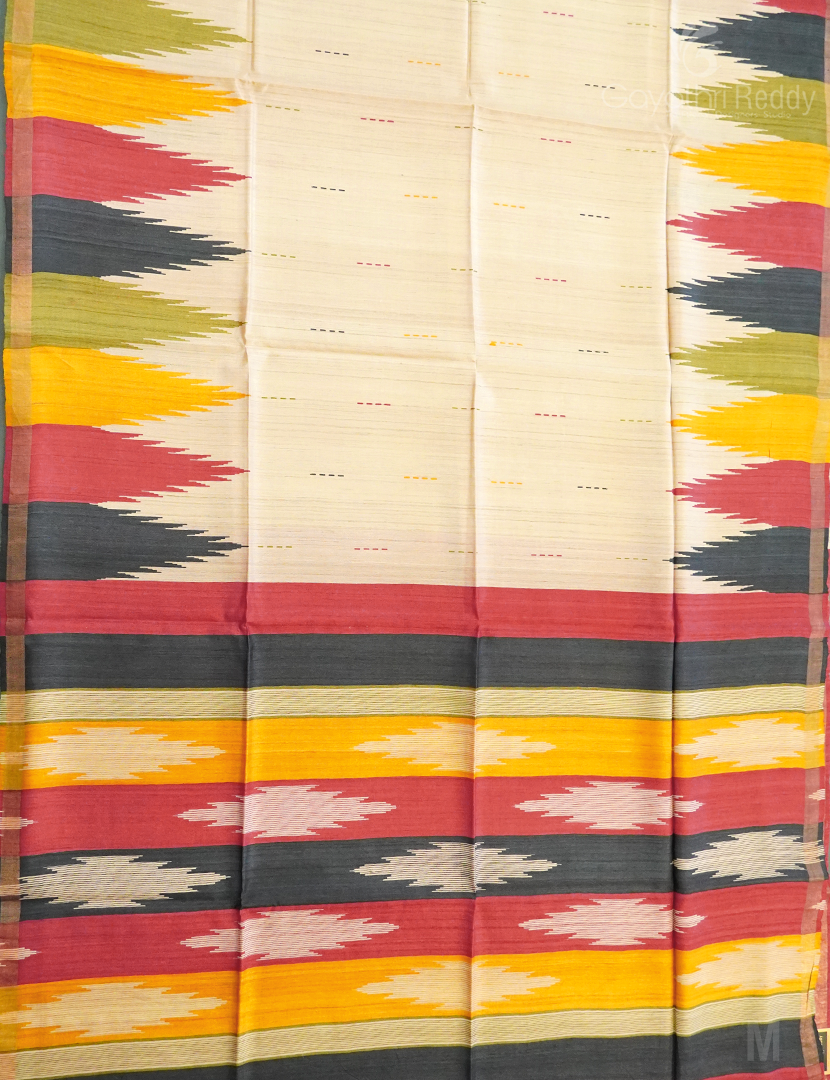 PURE DESI TUSSAR SILK-TS1342