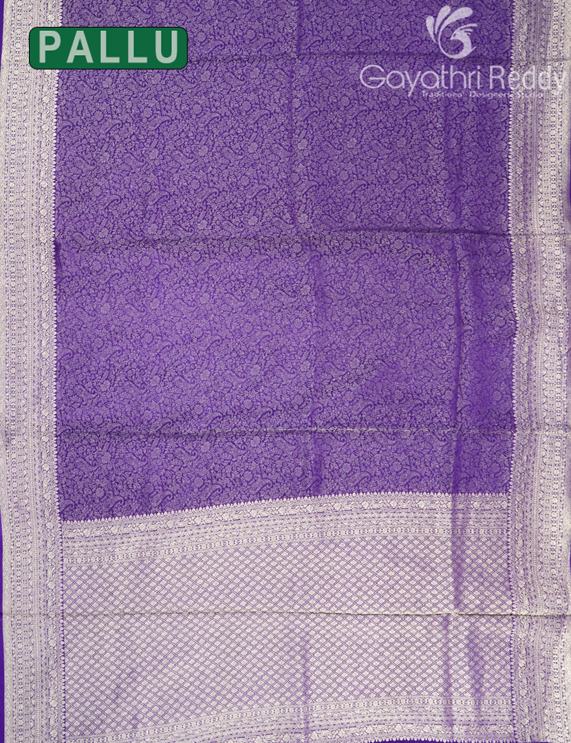 MYSORE CREPE BROCADE SAREE-MCB36