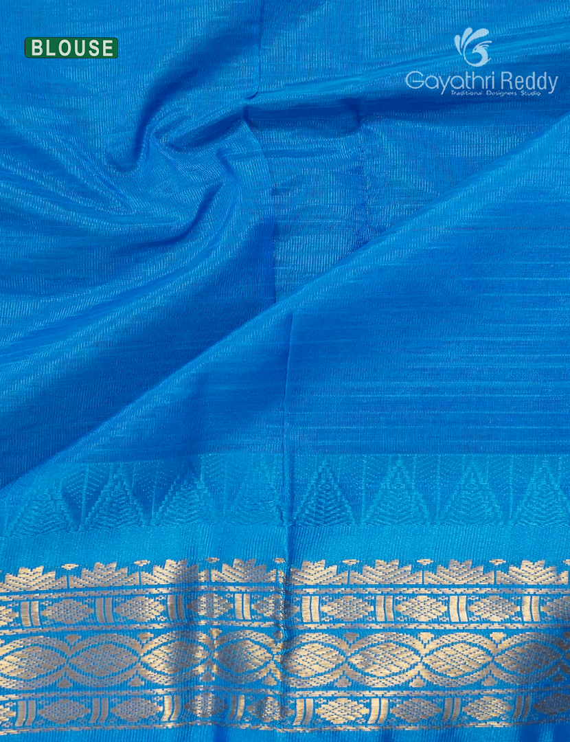 Pure Gadwal Cotton Saree-GGC1629