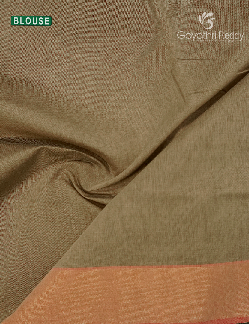 Semi Ikat Sico Saree in Off White
