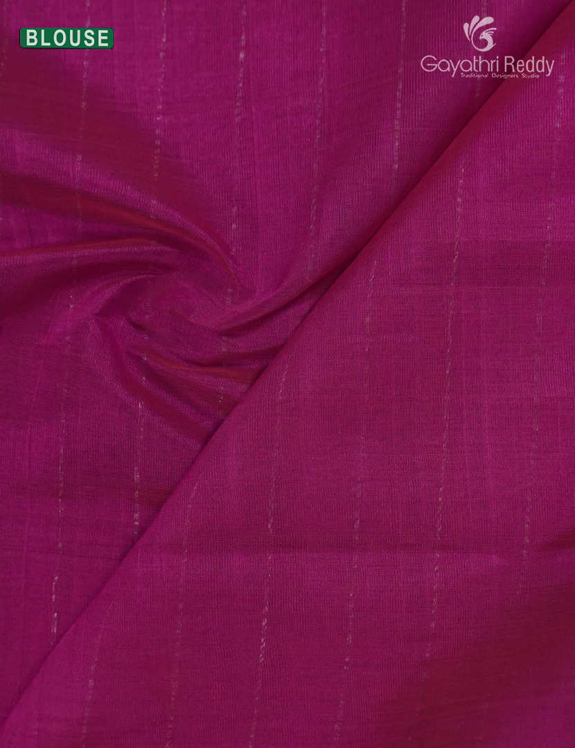 Pure Arani Sico Saree in Rani Pink