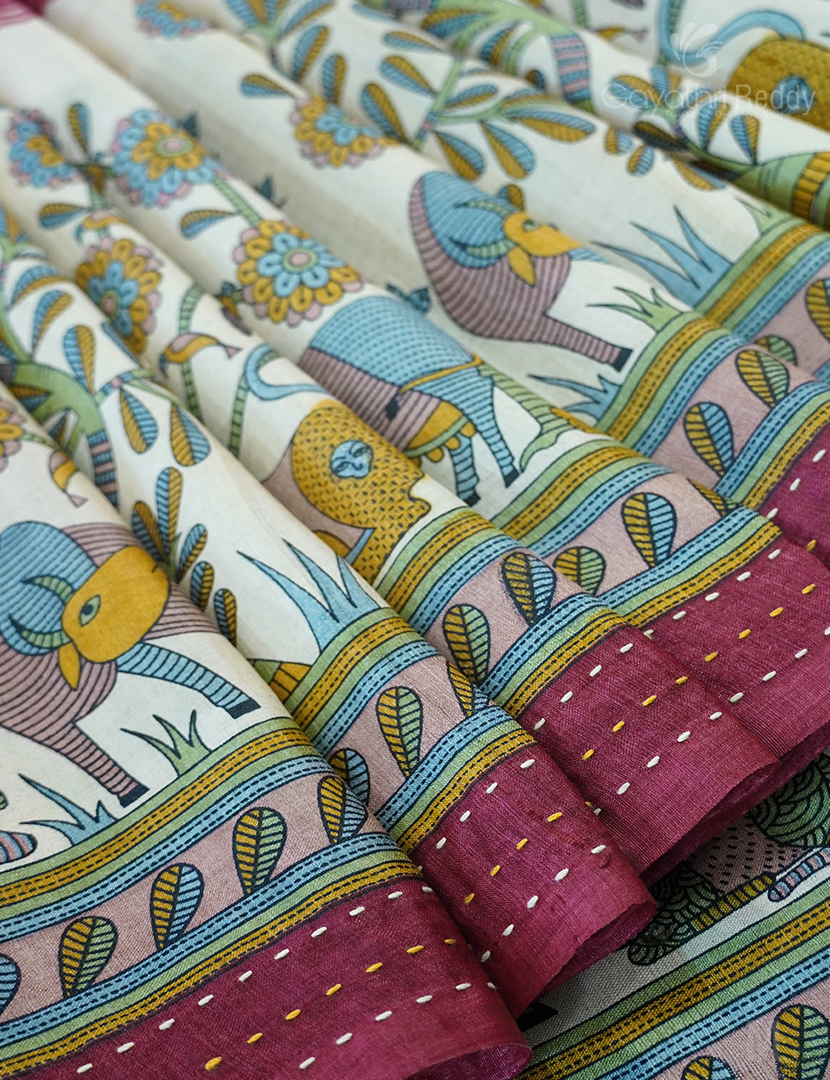 PURE DESI TUSSAR KANTA WORK-TS1410