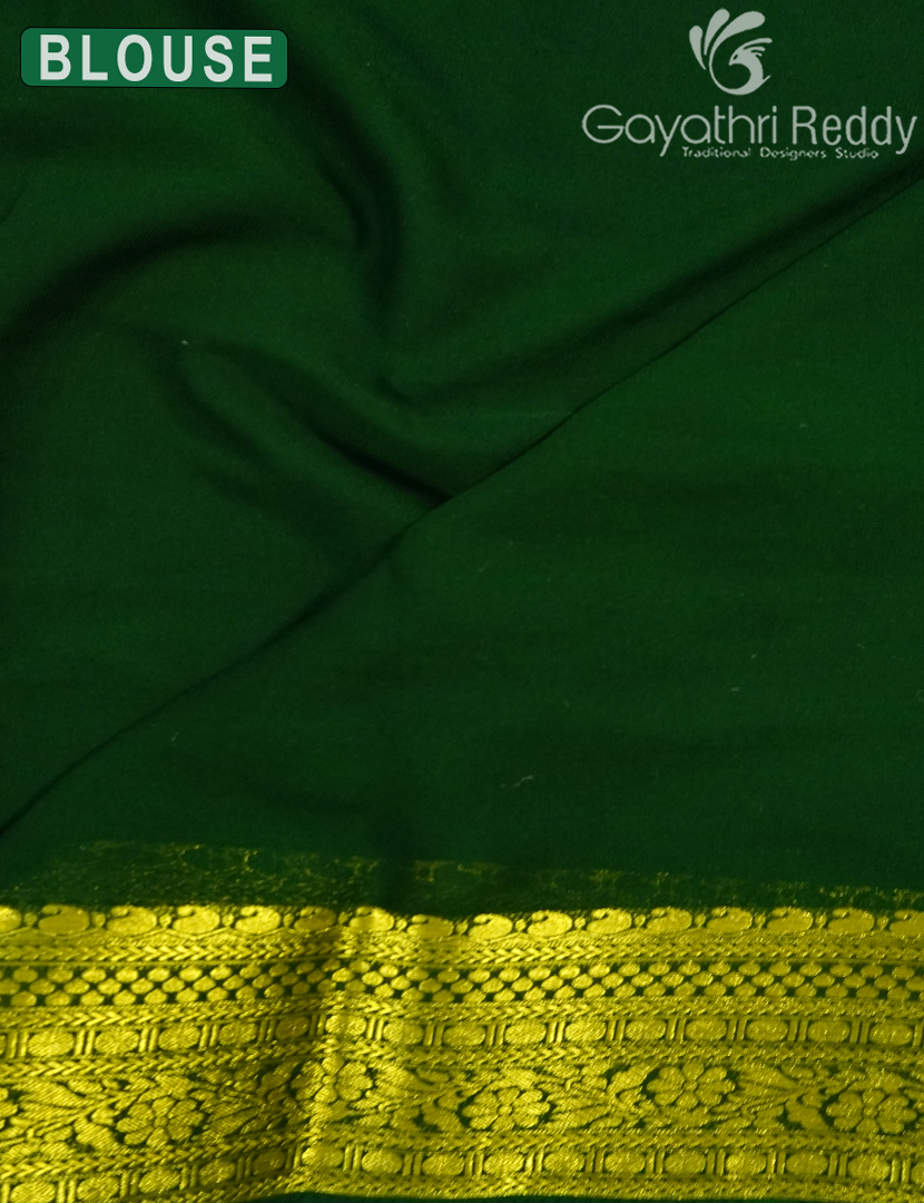 SEMI MYSORE CREPE SAREE-SMC382