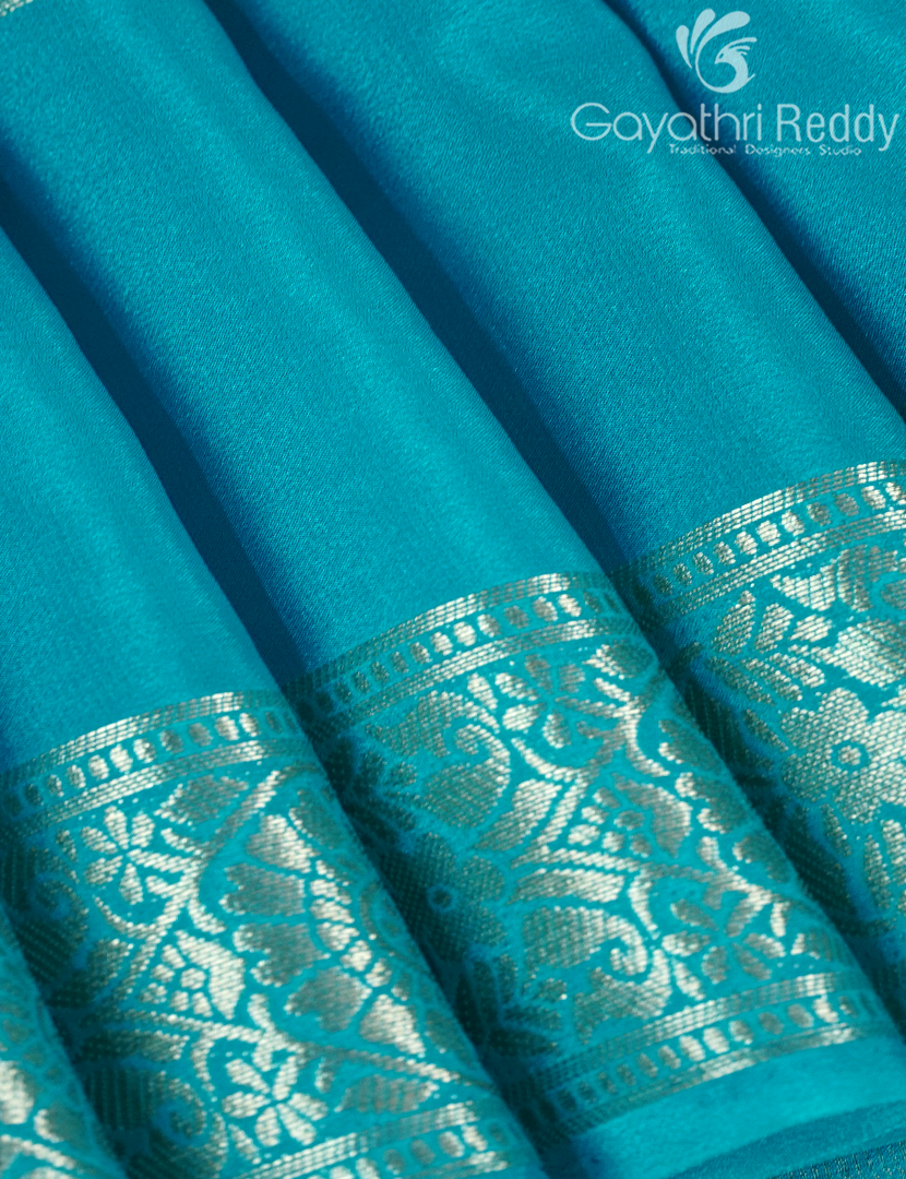 SEMI MYSORE CREPE SAREE-SMC333