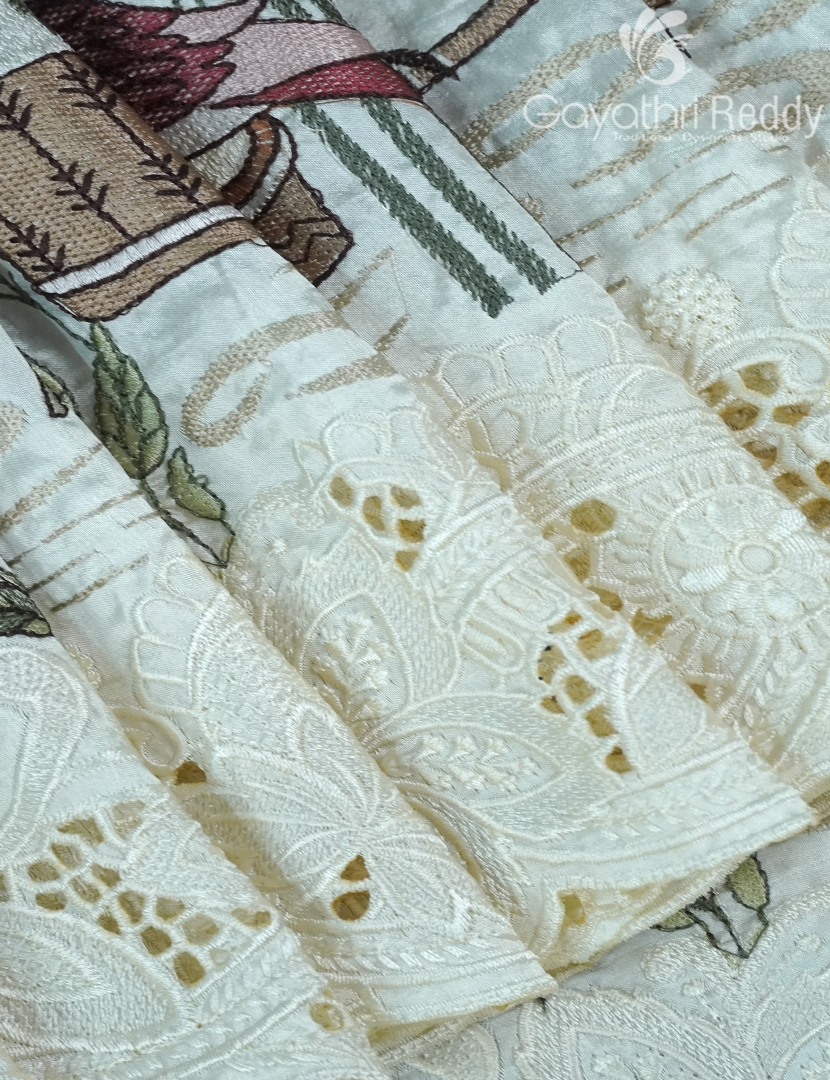 SEMI DUPION SILK SAREE-SDS130