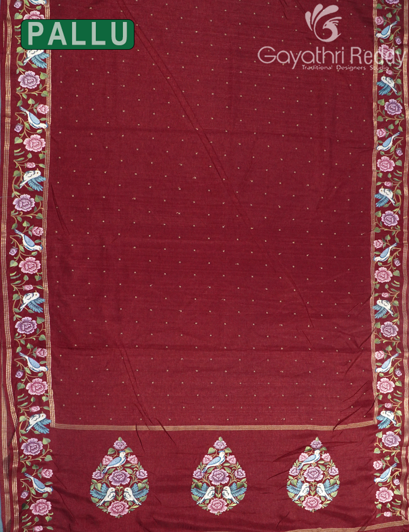 KHADI SILK WORK SAREE-KSW66