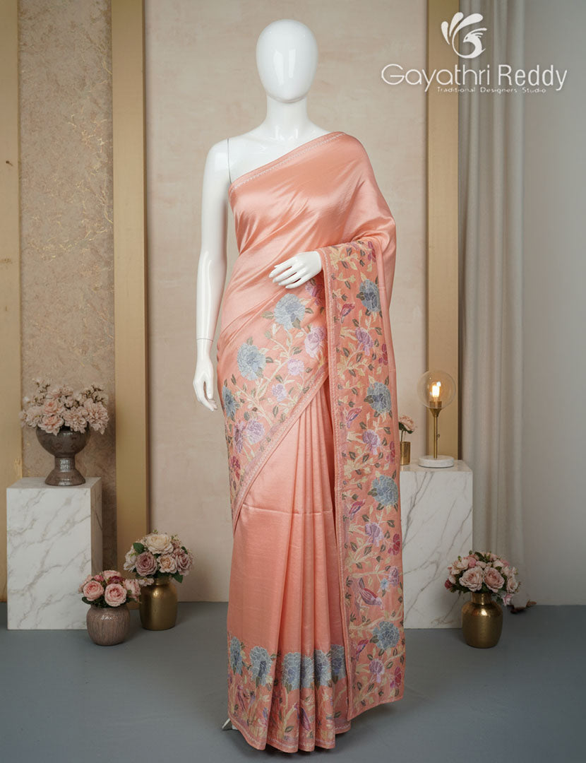 DUPION SILK FANCY SAREE -DSF18
