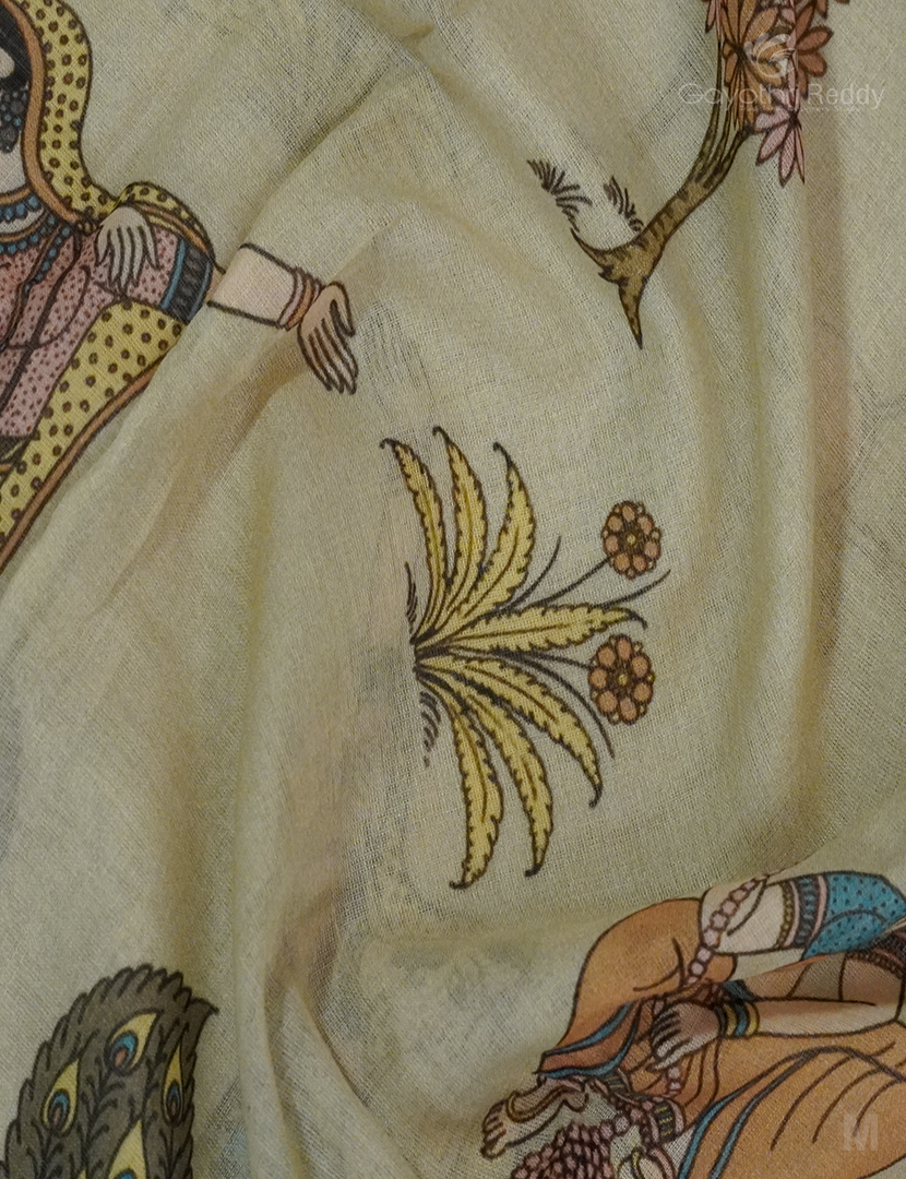 PURE KALAMKARI KADI COTTON-KKC3