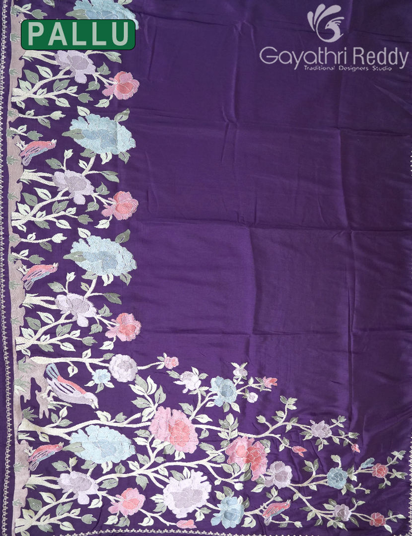 DUPION SILK FANCY SAREE -DSF17