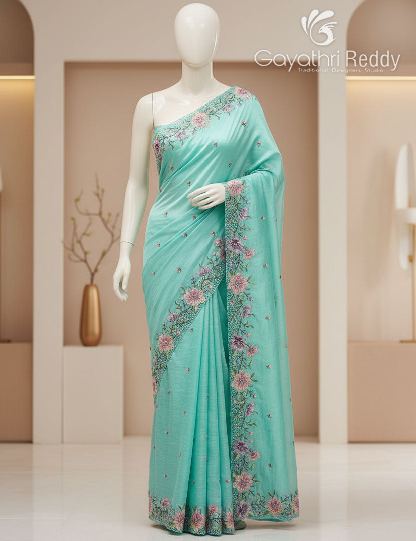 SEMI DUPION SILK SAREE-SDS95