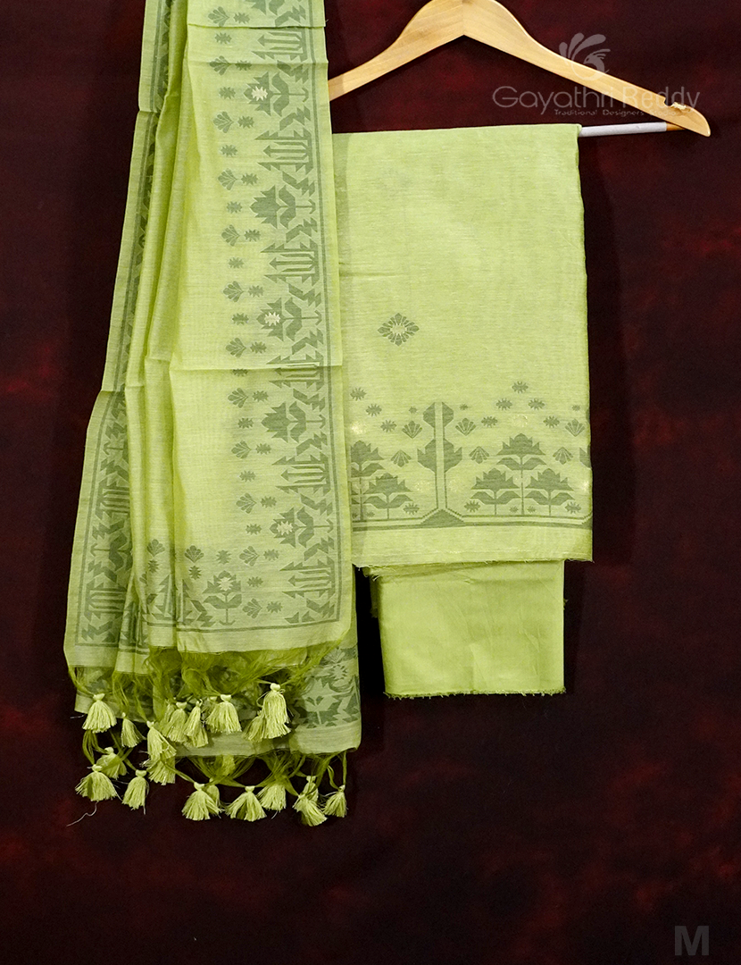 DHAKAI SILK COTTON DRESS MATERIAL-DCM4