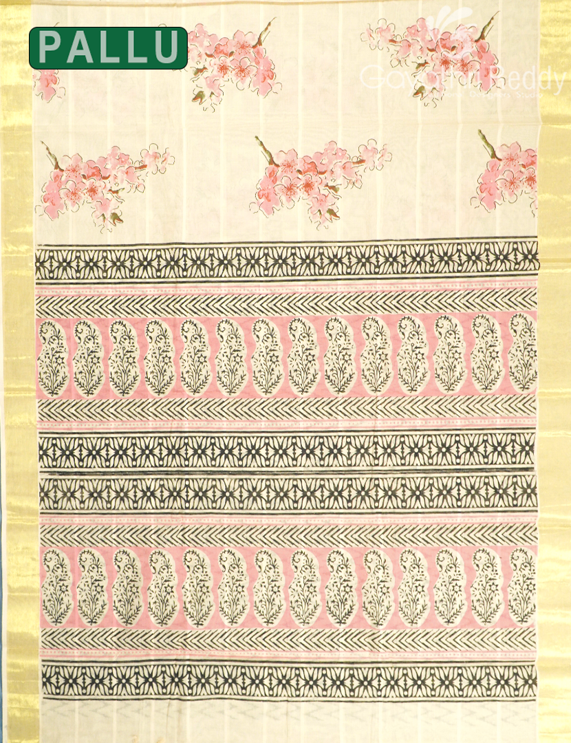 COTTON PRINTED SAREES-CP15