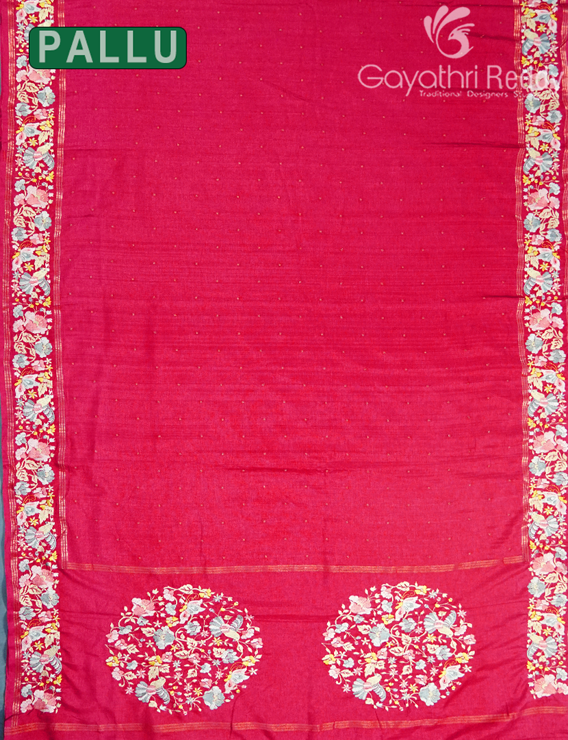 TUSSAR FANCY SAREES-PTF158
