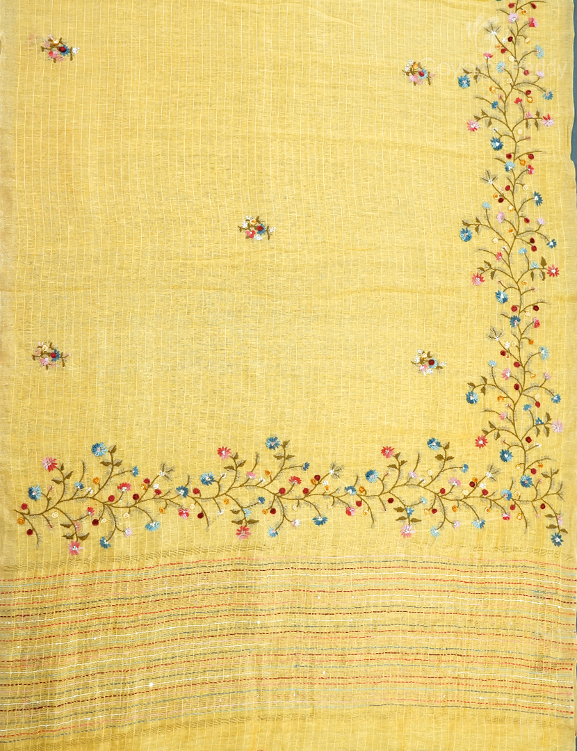 PURE LINEN HAND WORK-LH366