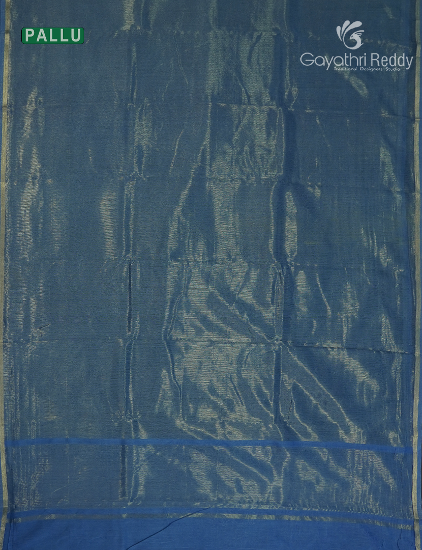 Pure Tissue Saree in Blue