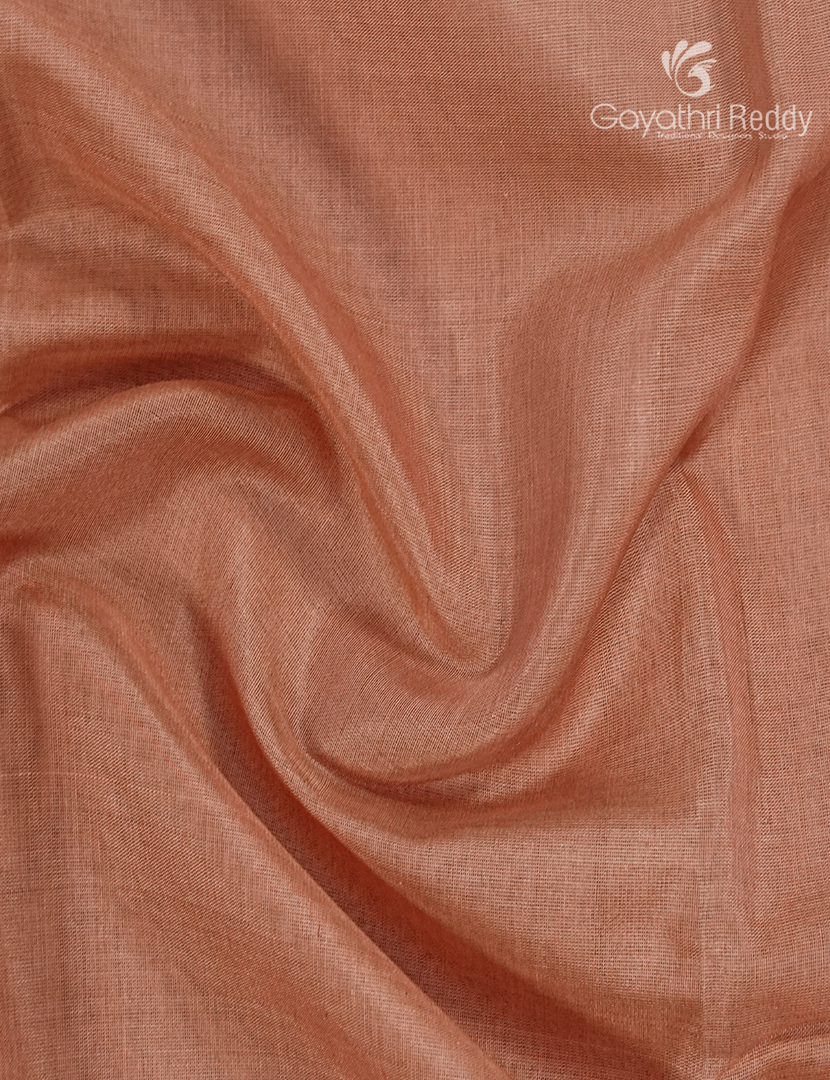 Pure Kanchi Sico Saree in Beige and Rani Pink