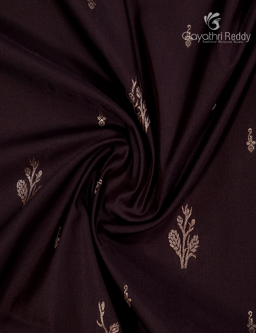 Soft Silk Saree in Deep Snuff and Sea foam green