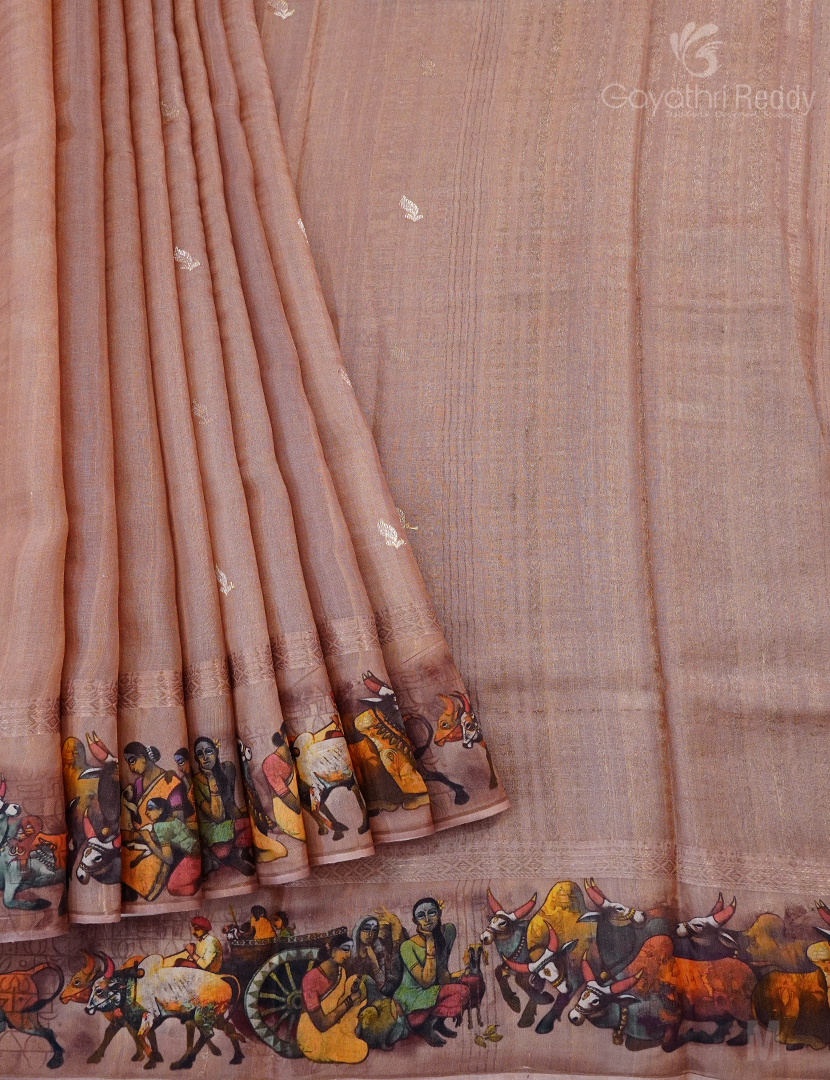 PURE DESI TUSSAR KANTA WORK-TS1411