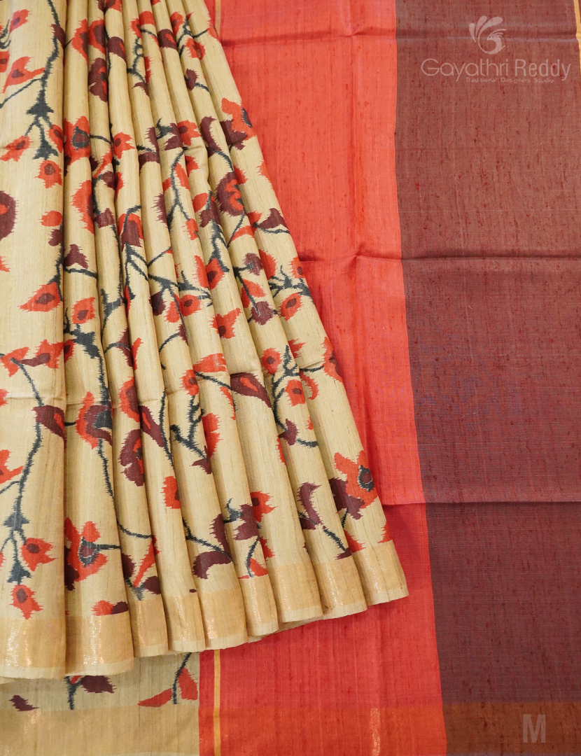 PURE DESI TUSSAR SILK-TS1343