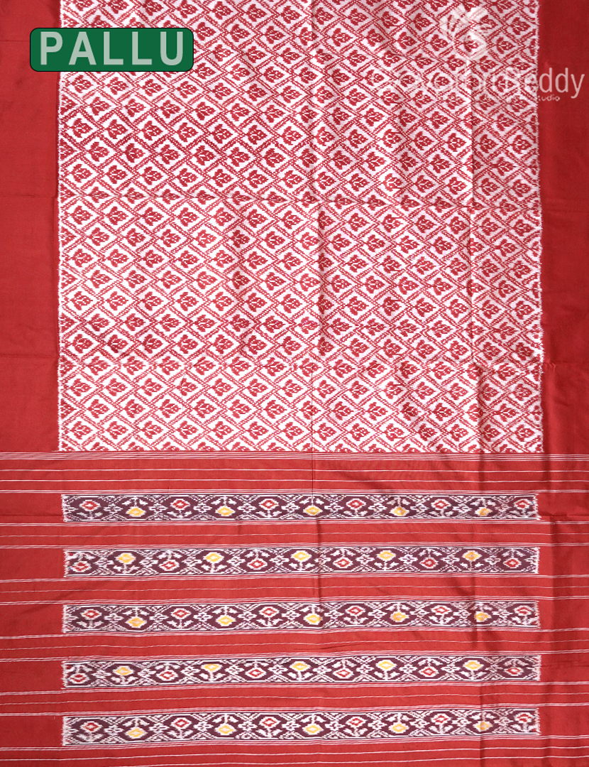 PURE TWILL IKKAT PATTU-IP782
