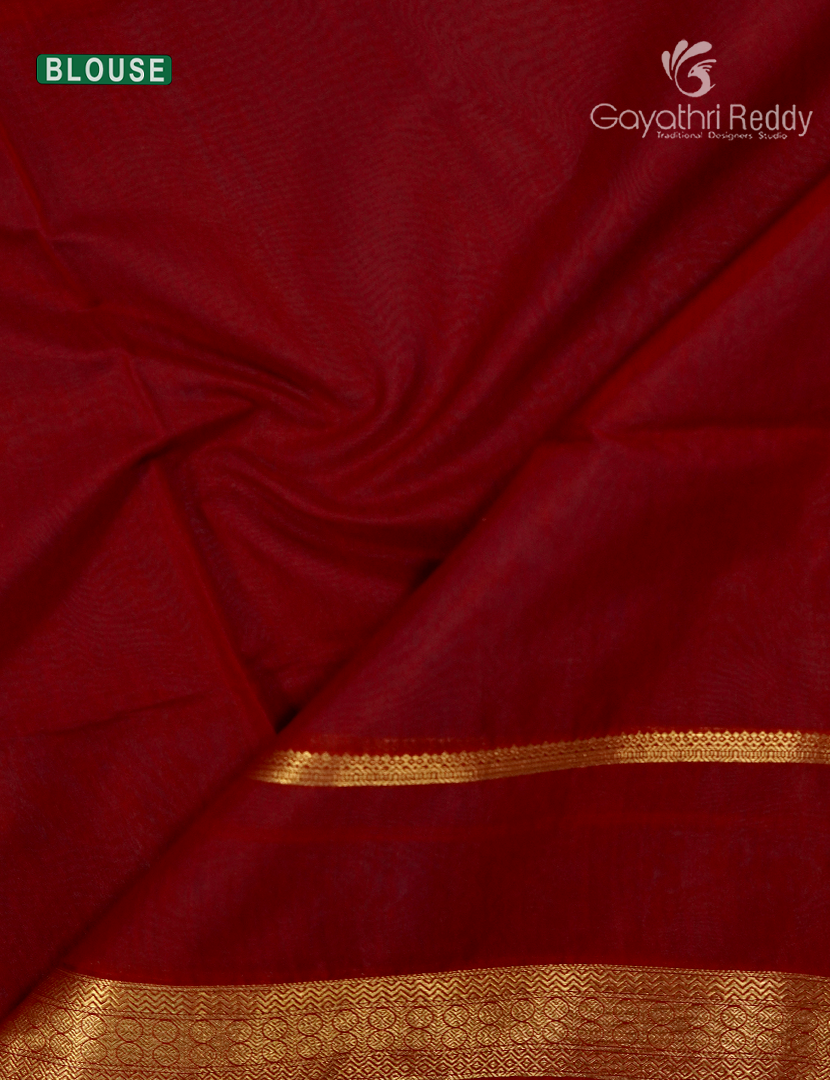Kanchipuram Sico Saree in Cloud Blue and Red