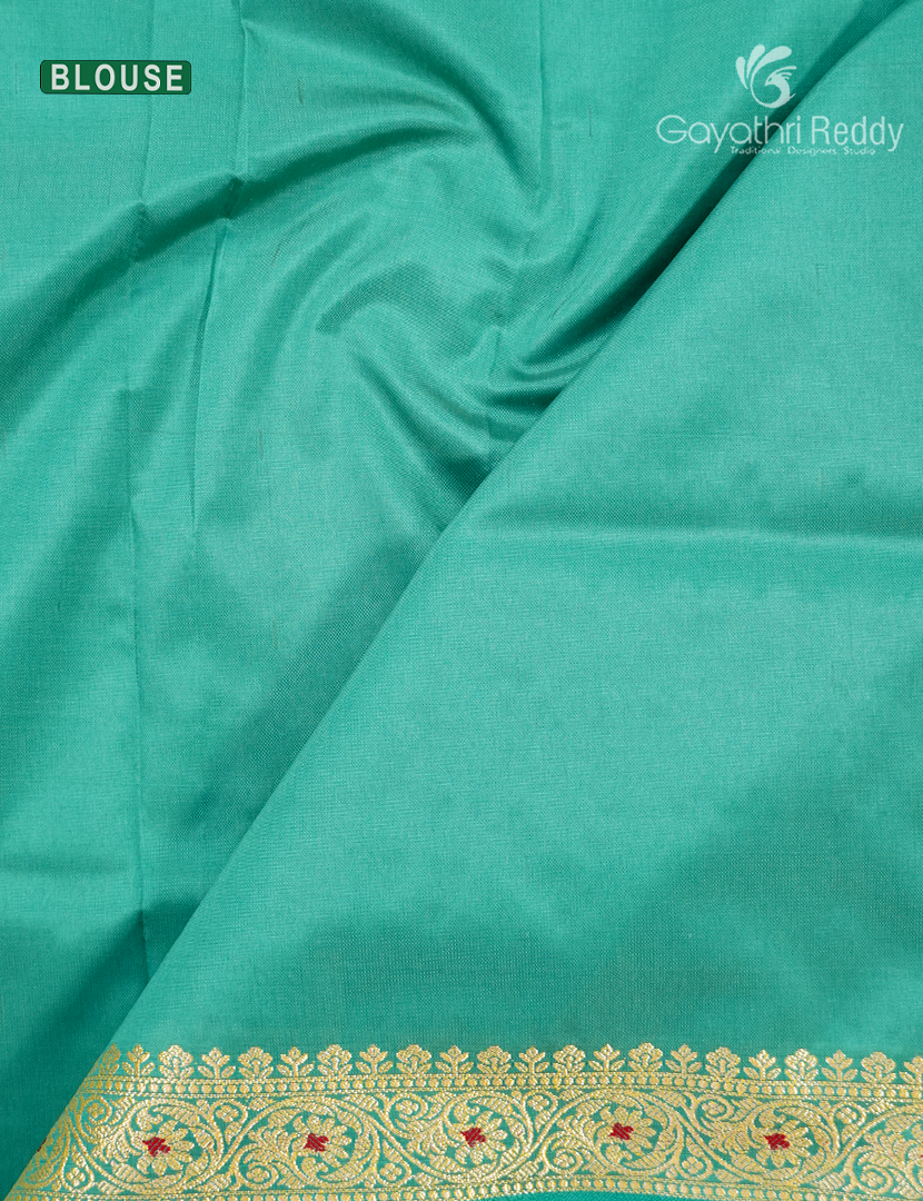 Semi Mysore Silk Saree in Orange