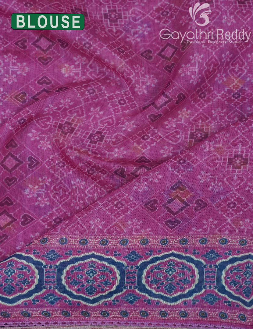 CHANDERI SILK SAREE-CPS1100