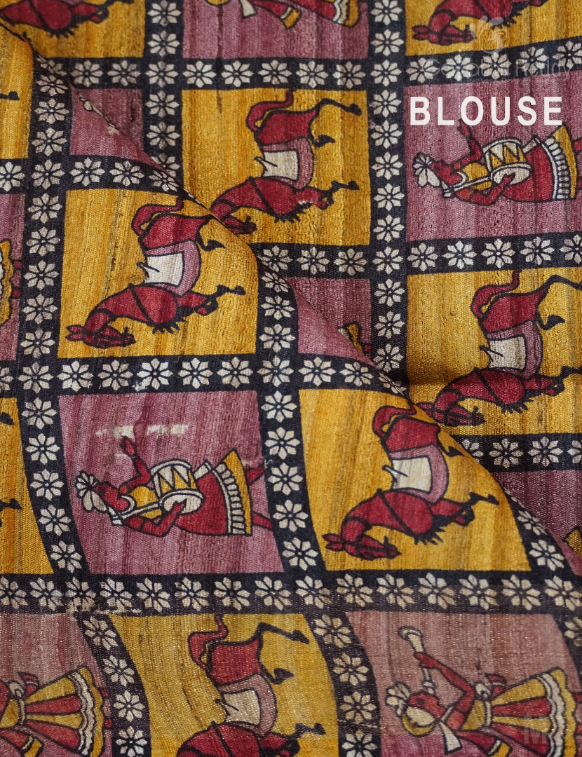 PURE DESI TUSSAR SILK-TS1381