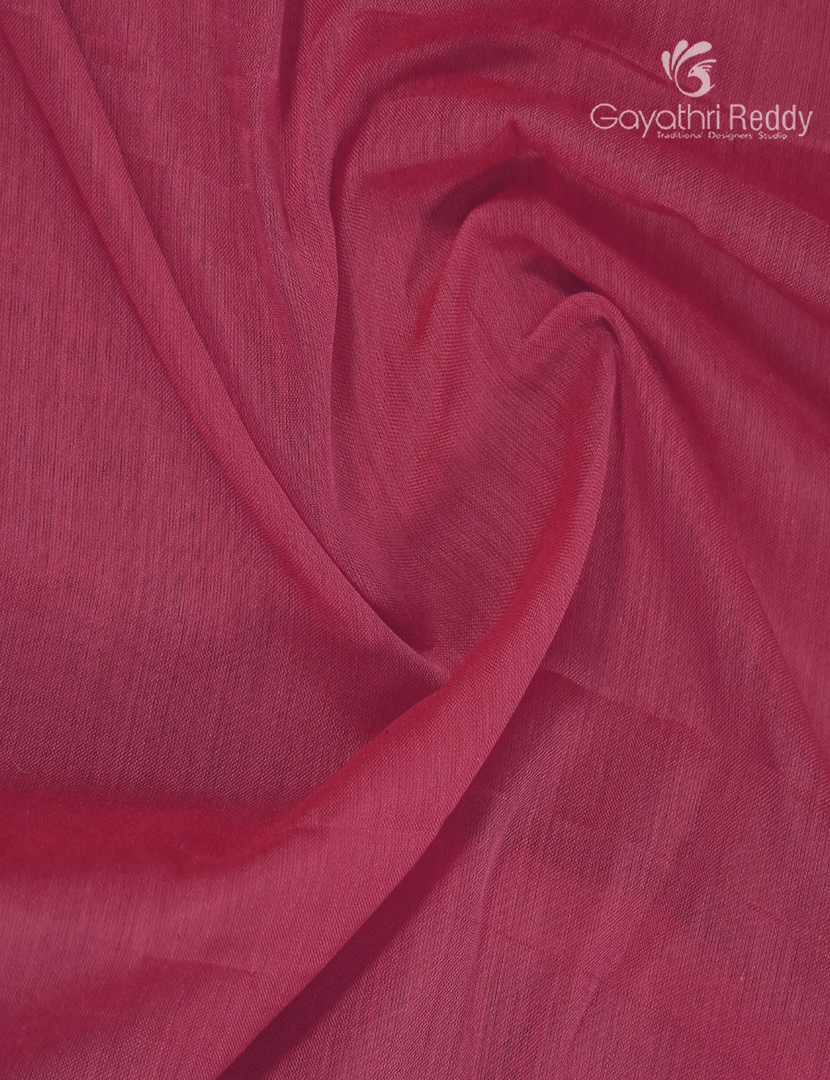 Pure Narayanpet Cotton Saree in Rose Pink