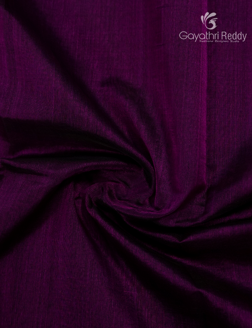 Pure Mangalagiri Langa Voni Set in Burgundy