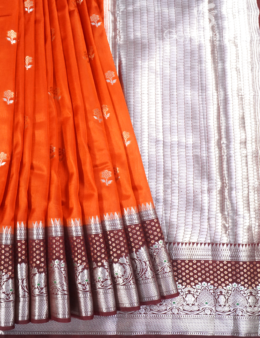 MANGO SILK SAREE -PRM1052