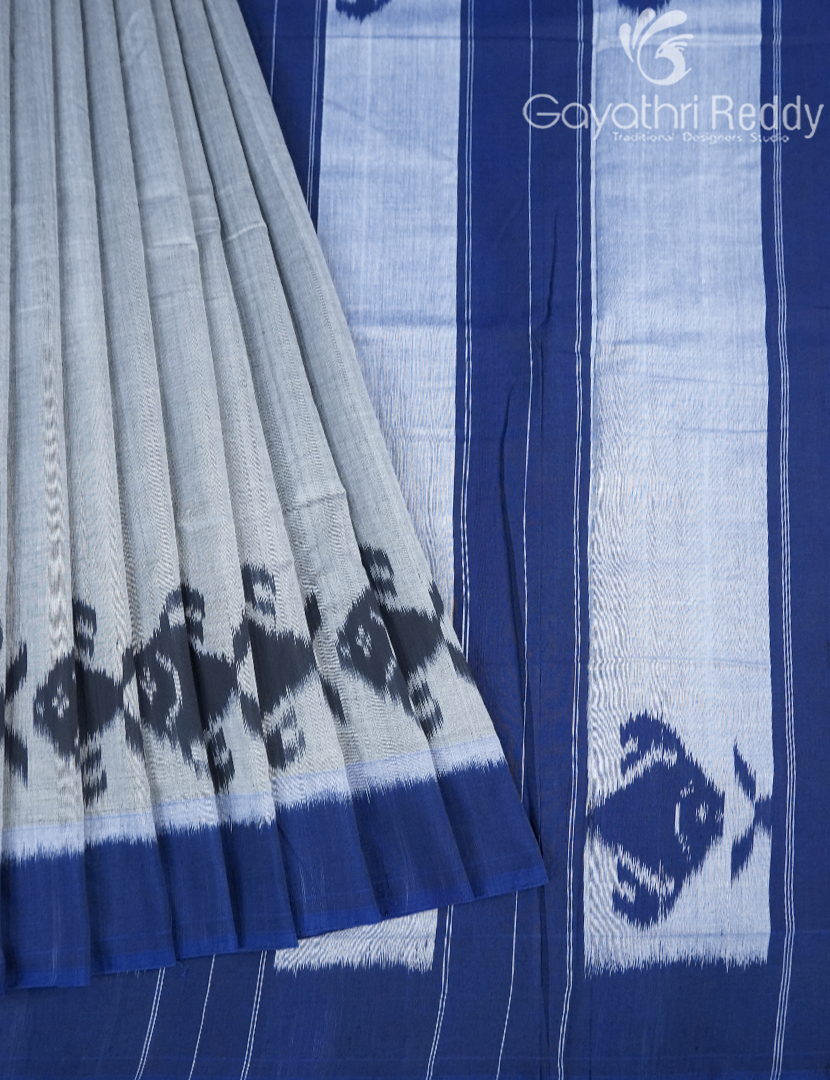 PURE IKKAT COTTON (H.L) SAREE-IKC1071