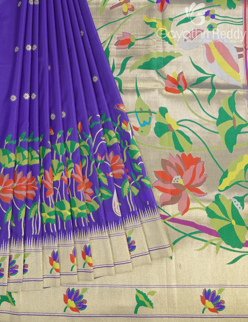 SEMI PAITHANI SAREE-SPS42