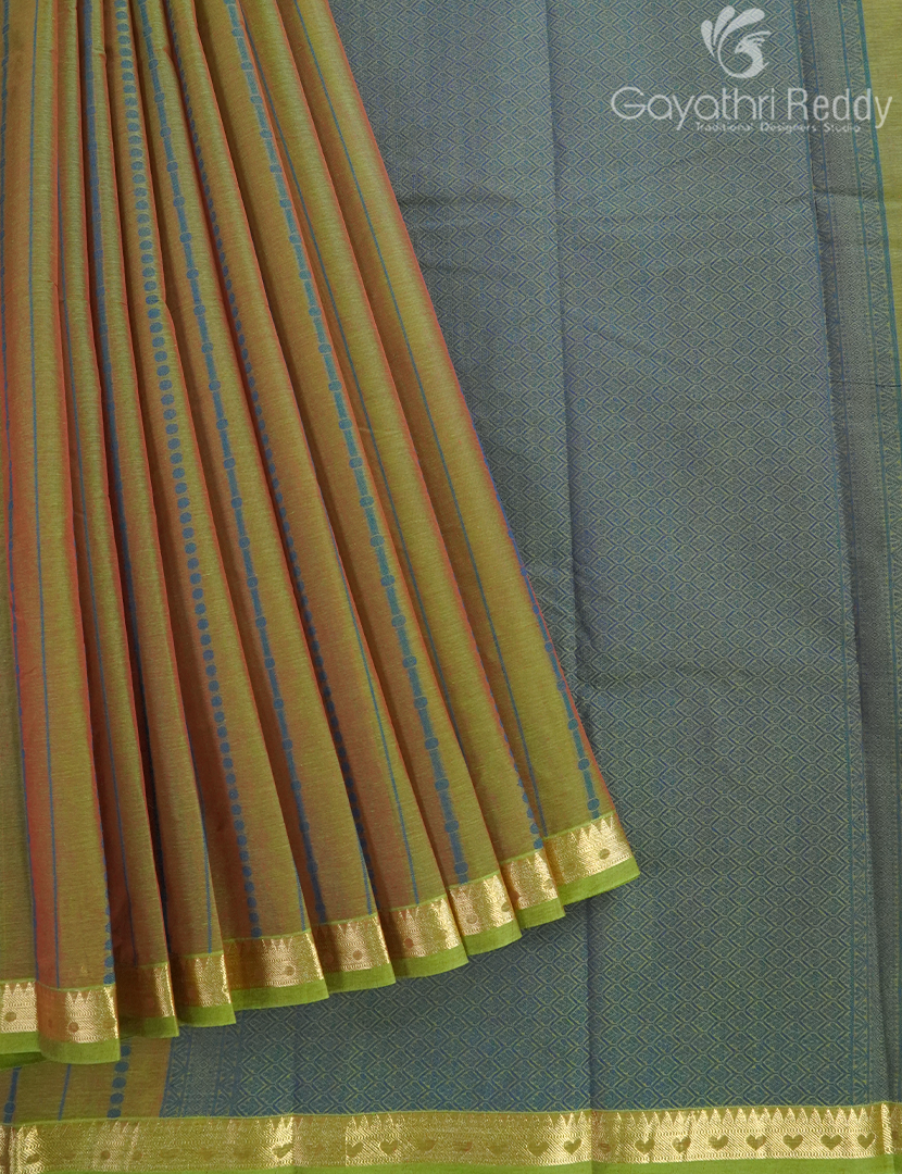 PURE KANCHI COTTON RICH PALLU-KC3087