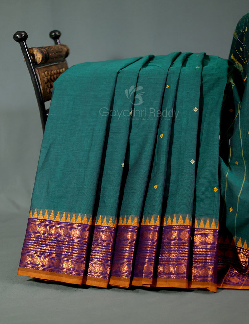 Buy Gadwal sarees online in cotton and silk from Kankatala | Kankatala